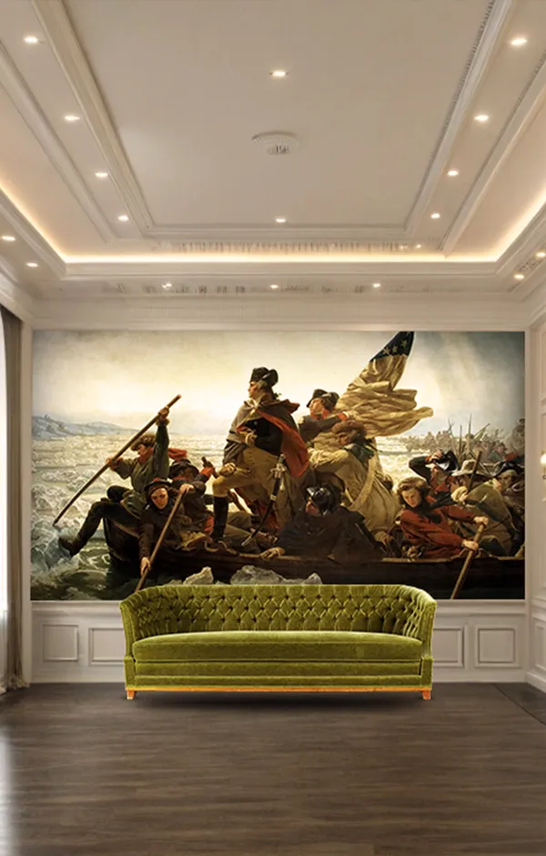 George Washington Crossing the Delaware 1851 378 x 648 cm | Walls of Alchemy